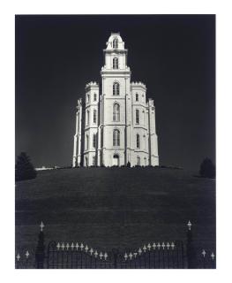 Ansel Adams - Mormon Temple, Manti, Utah, 1948