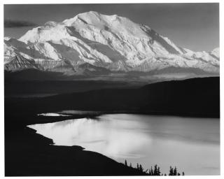 Ansel Adams - Mount McKinley and Wonder Lake, Denali National Park, Alaska, 1947