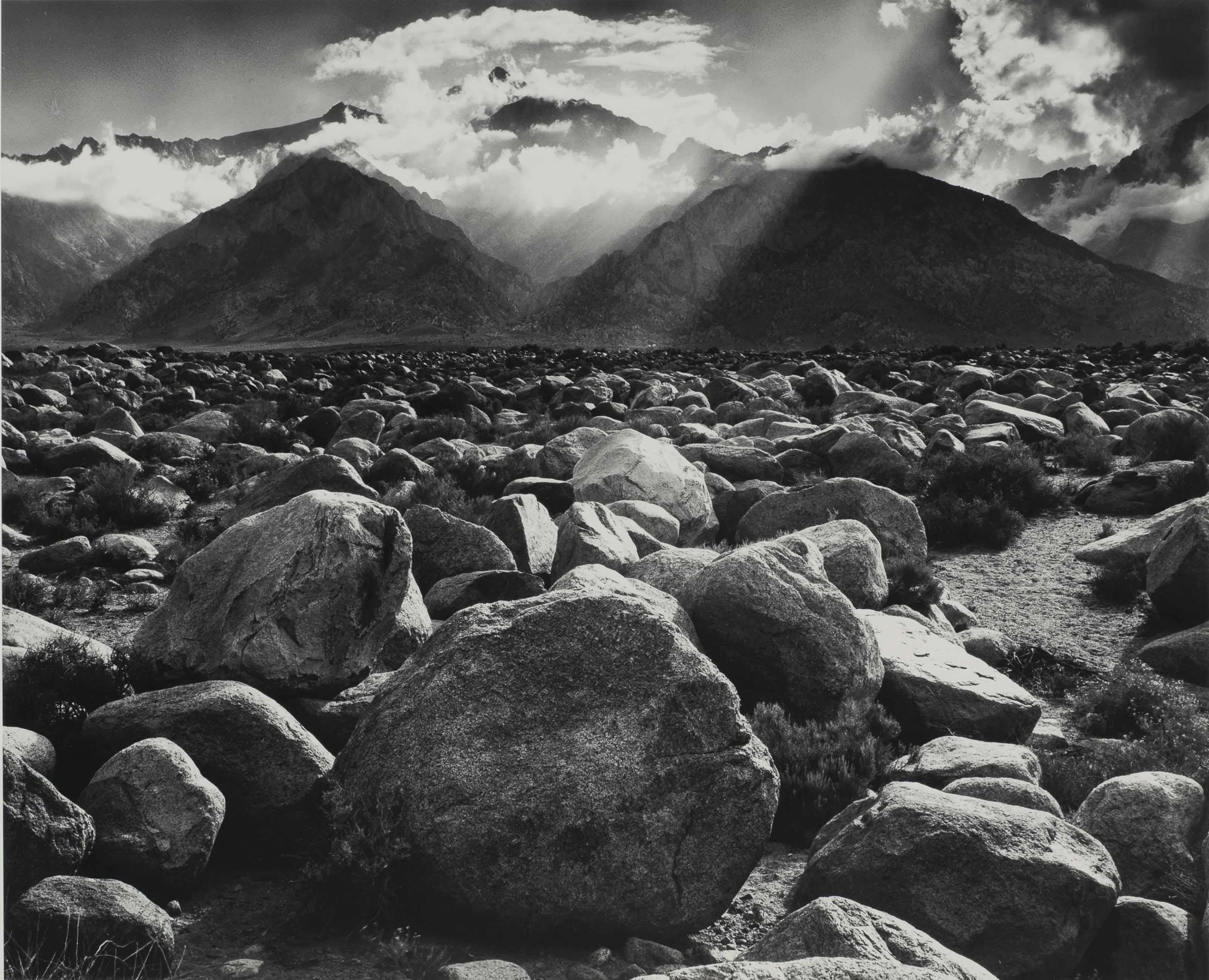 Ansel Adams - Mount Williamson From Manzanar, Calif., 1944