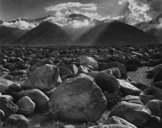 Ansel Adams - Mount Williamson, Sierra Nevada, from Manzanar, California, 1944