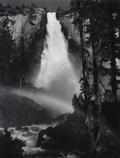 Ansel Adams - Nevada Fall, Yosemite National Park, California (Rainbow)