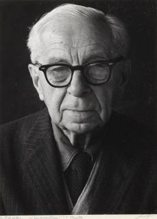 Ansel Adams - Photographic Portrait Of Chesley Bonestell By Ansel Adams, Circa 1980, Signed By Both Bonestell And Adams, With A Typed Letter Signed From Adams To Frederick C. Durant Iii, 19 December 1983