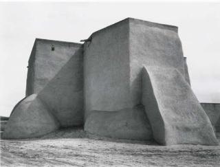 Ansel Adams - St. Francis Church, Rancho de Taos, New Mexico, 1929