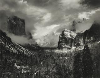 Ansel Adams - Storm, Yosemite Valley, California\'