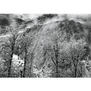 Ansel Adams - \'Trees And Cliffs Of Eagle Peak, Winter, Yosemite Valley, California\'