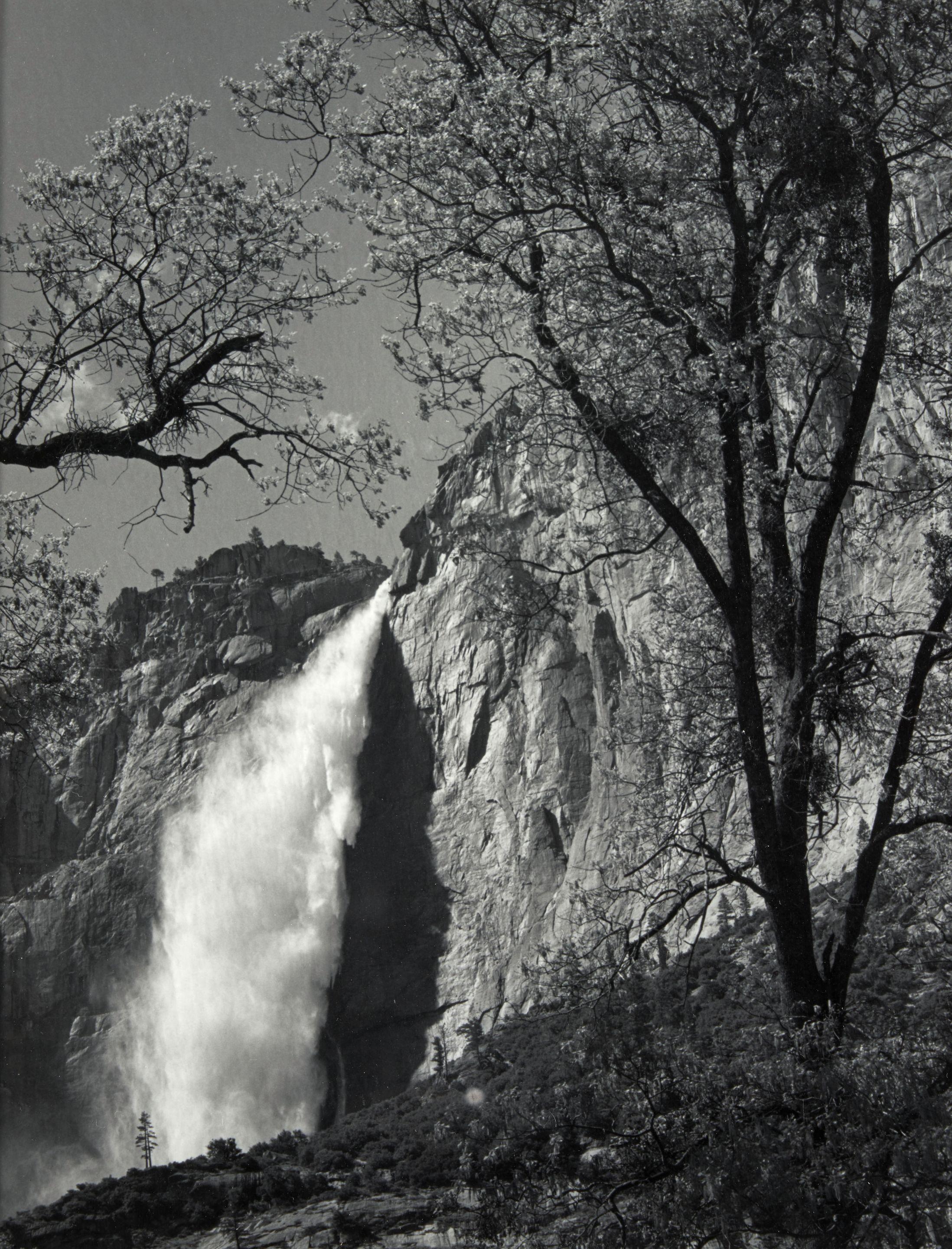 Ansel Adams - Yosemite Falls, Spring, Yosemite National Park, California