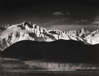 Ansel Easton Adams - \'Winter Sunrise, Sierra Nevada From Lone Pine\', Vers 1944