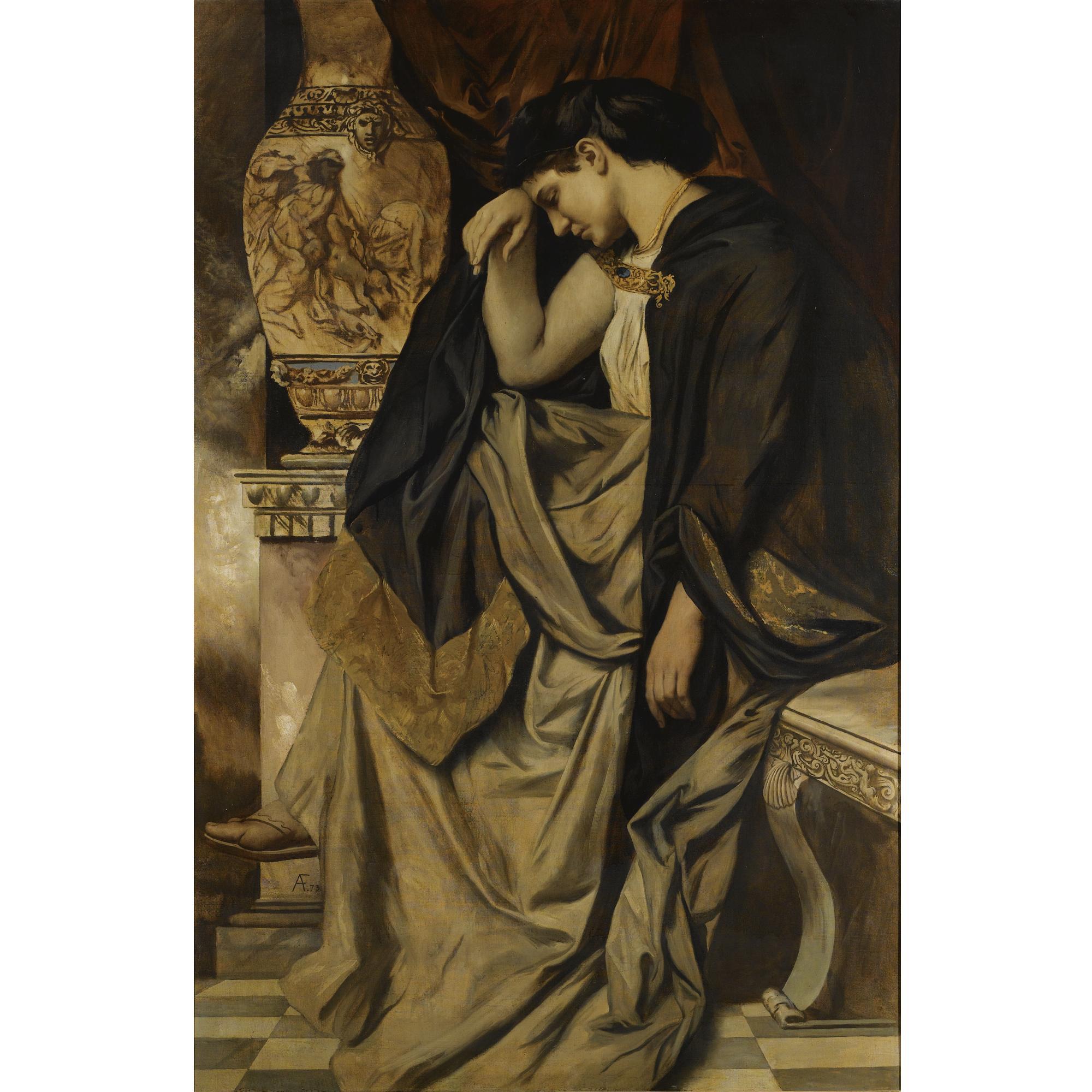 Anselm Feuerbach - German Medea An Der Urne (Medea)
