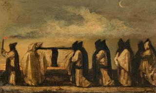 Anselm Feuerbach - Italienisches Begräbnis. 1851.