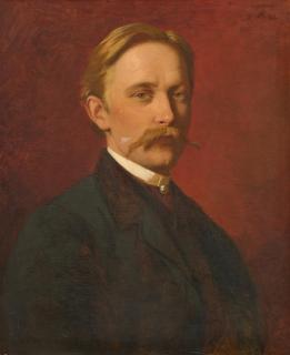 Anselm Feuerbach - Porträt des Malers Adolf Schroedter.