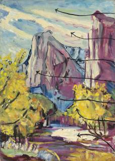 Anselm Kiefer - Gebirgslandschaft (Mountainscape)