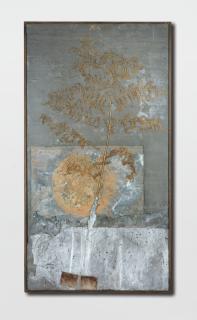 Anselm Kiefer - Johannisnacht (Midsummer Night)Acrylic, Soil, Natural Elements And Lead In Steel Frame By The Artist. Executed In 1987-1991.