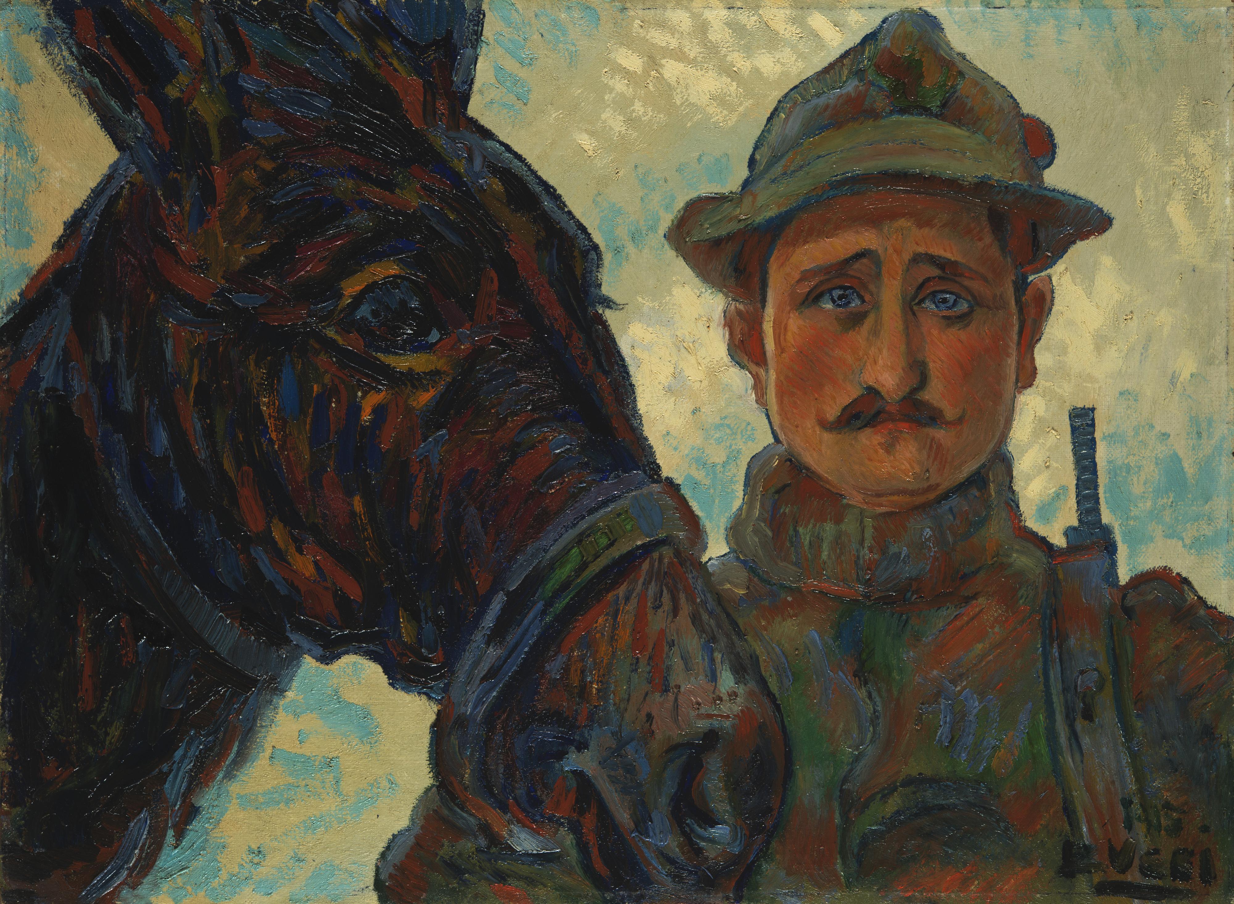 Anselmo Bucci - Due amici - Guerra 1915-1918