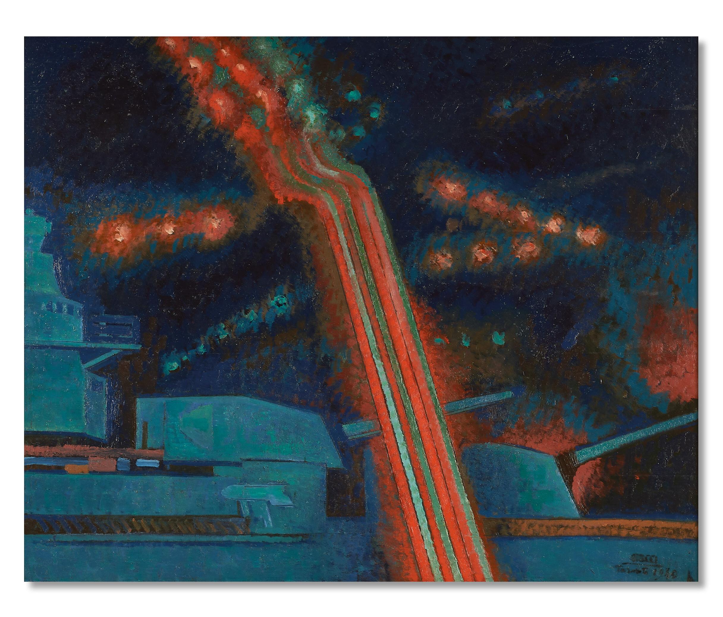 Anselmo Bucci - Il fuoco