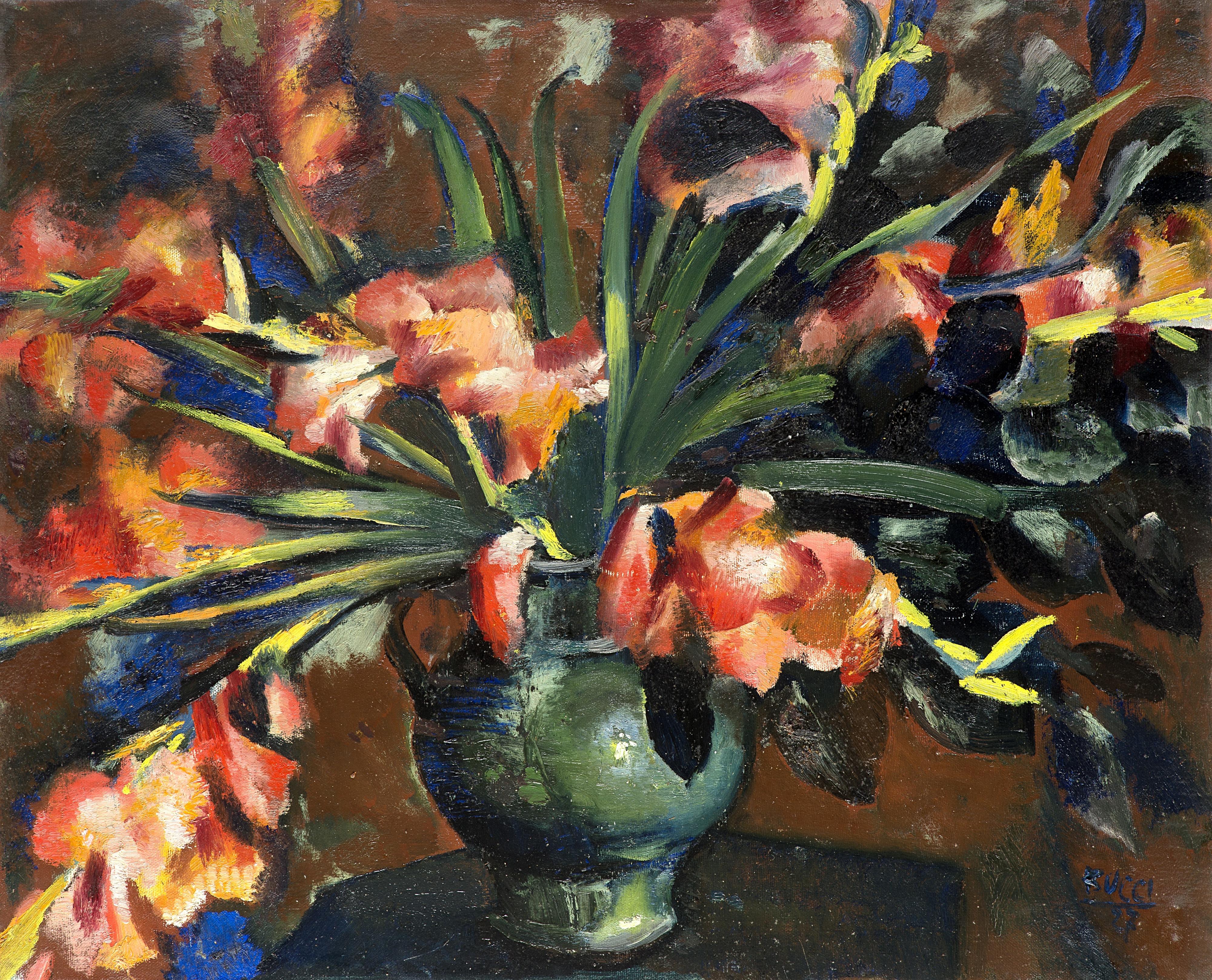 Anselmo Bucci - Vaso con fiori