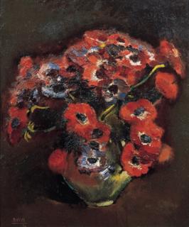 Anselmo Bucci - Vaso di fiori