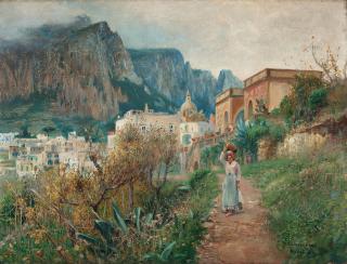 Anshelm Schultzberg - Scene from Capri