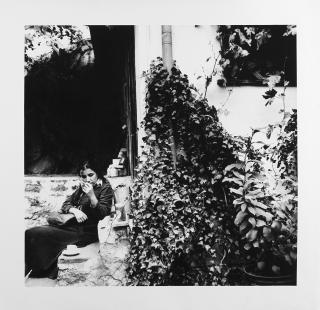 Antanas Sutkus - In a Painter\'s Studio from \'Meetings With Bulgarian\' 1981