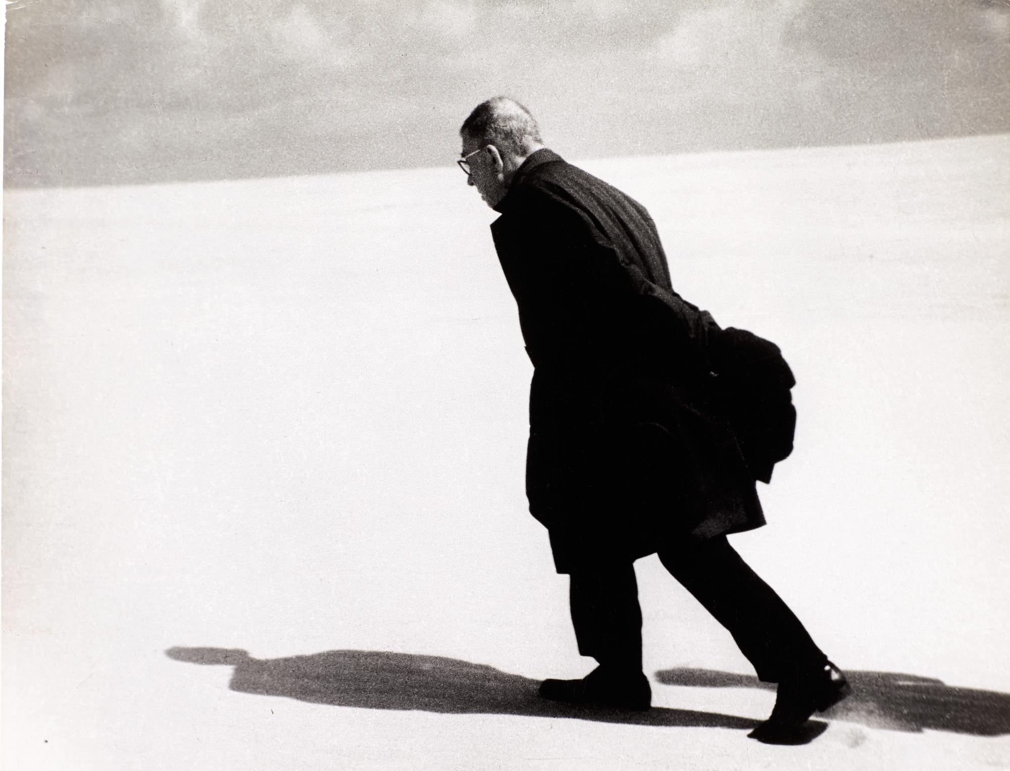 Antanas Sutkus - \'Jean-Paul Sartre In Lithuania\', Nida, 1965
