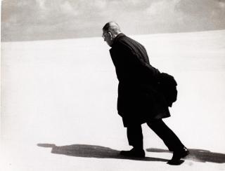 Antanas Sutkus - \'Jean-Paul Sartre In Lithuania\', Nida, 1965