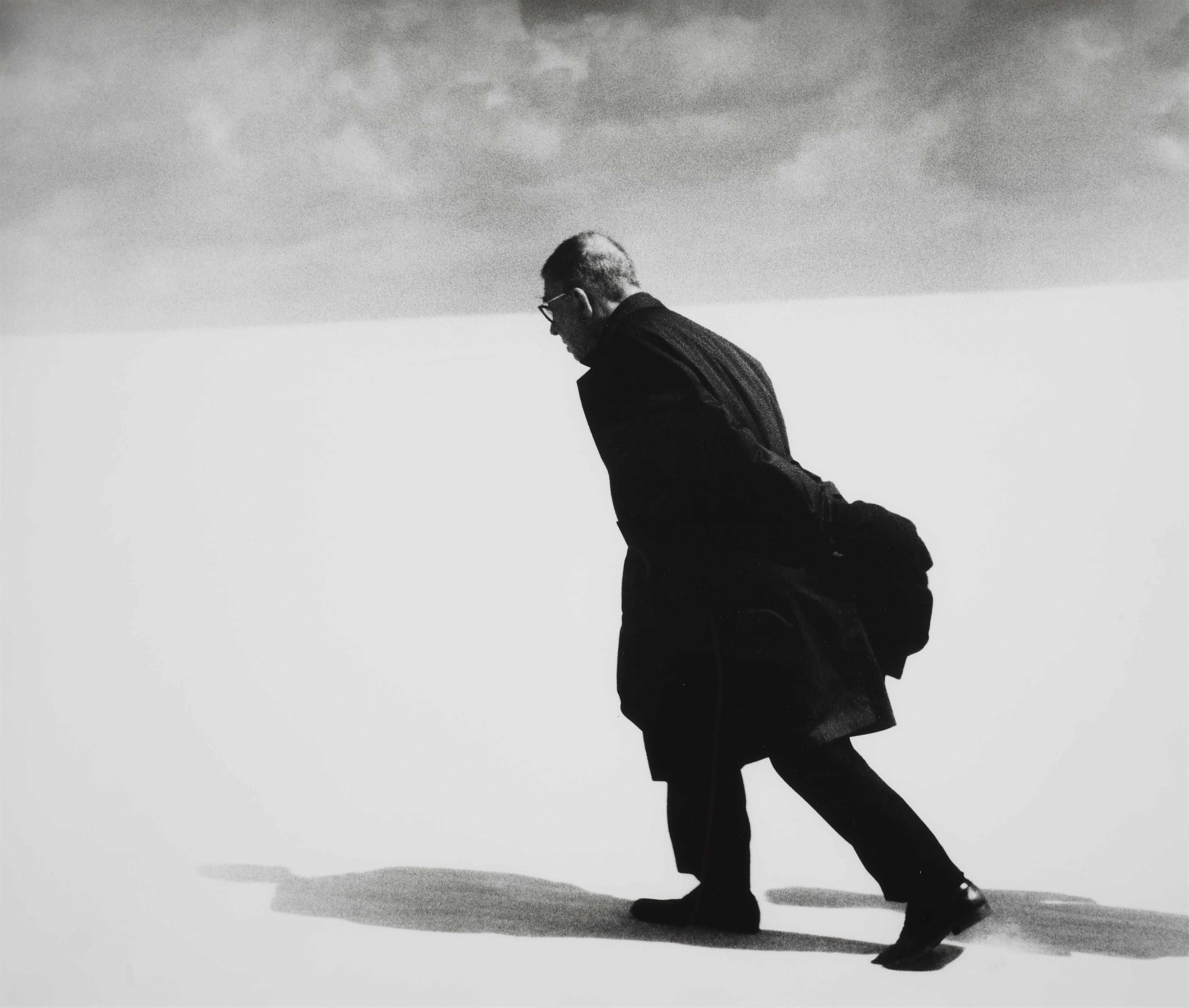 Antanas Sutkus - Jean-Paul Sartre in Lithuania, Nida