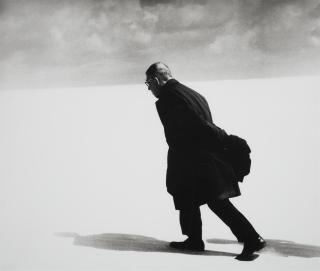 Antanas Sutkus - Jean-Paul Sartre in Lithuania, Nida