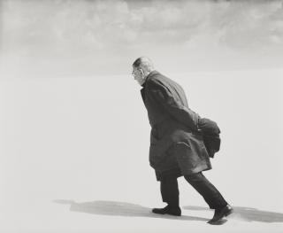 Antanas Sutkus - Jean-Paul Sartre in Lithuania, Nida