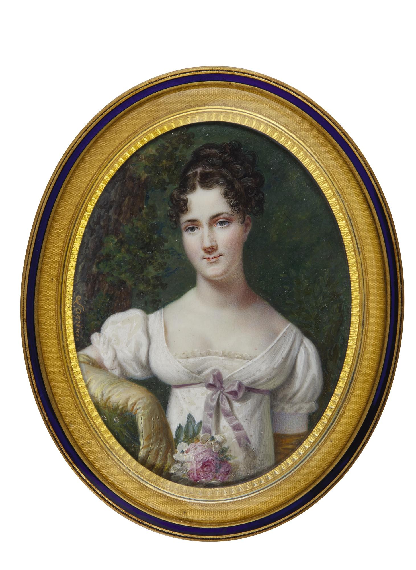 Anthelme François Lagrenée - Portrait Of A Lady, Circa 1815