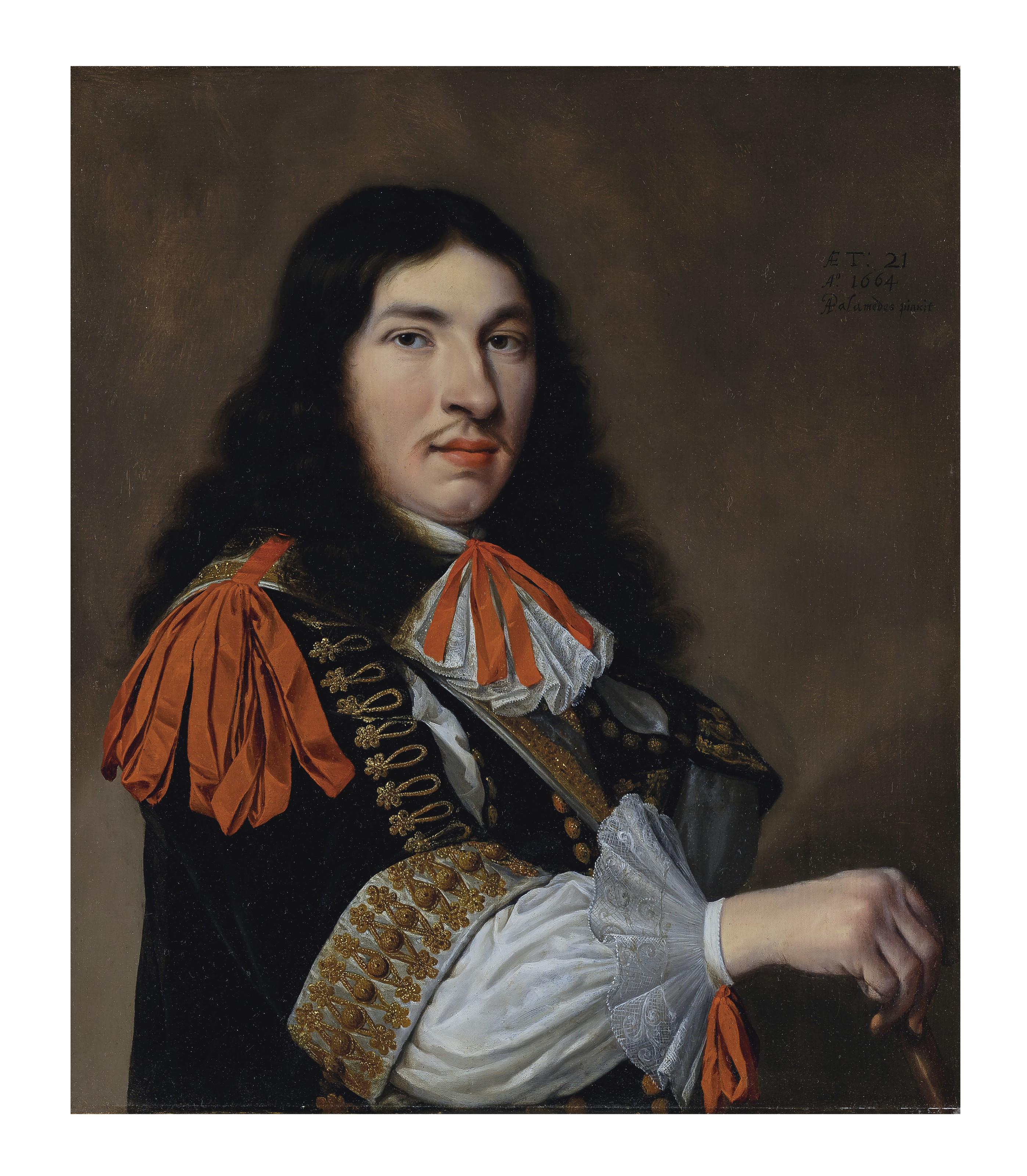 Anthonie Palamedesz. - Portrait of a richly dressed young man, half-length