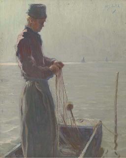 Anthonie Pieter Schotel - Preparing the nets