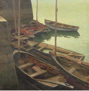 Anthonie Pieter Schotel - Sardiniers, Douarnenez, Bretagne, France.