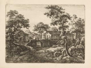 Anthonie Waterloo - 3 Bll. aus der Folge von 12 Bll.: Landschaften.