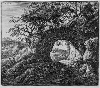 Anthonie Waterloo - 4 Bll.: Die Folge der Landschaften.