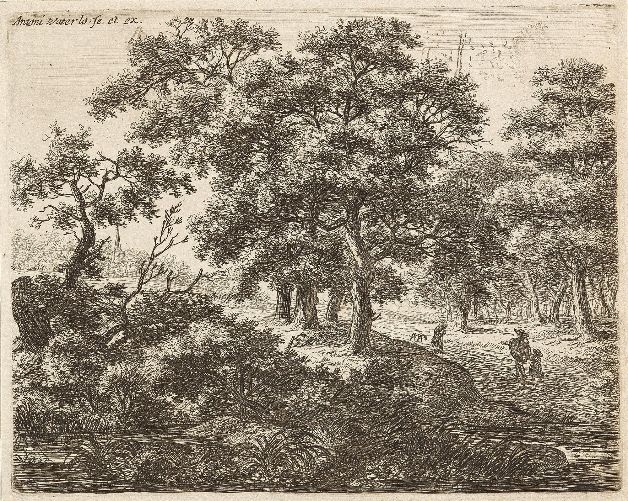 Anthonie Waterloo - Folge von 6 Bll.: Landschaften.