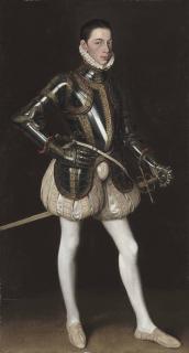 Anthonis Mor - Alessandro Farnese In Armor