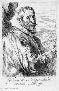 Anthonis van Dyck - 2 Bll.: Jodocus de Momper – Erasmus von Rotterdam.
