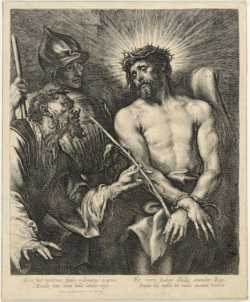 Anthonis Van Dyck - Die Dornenkrönung, genannt Christus mit dem Schilfrohr. Um 1631.