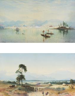 Anthony Carey Stannus - City Of Mexico And Valley Of Mexico (A Pair Of Works)