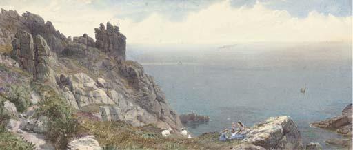 Anthony Carey Stannus - Sketch on the Cornish coast