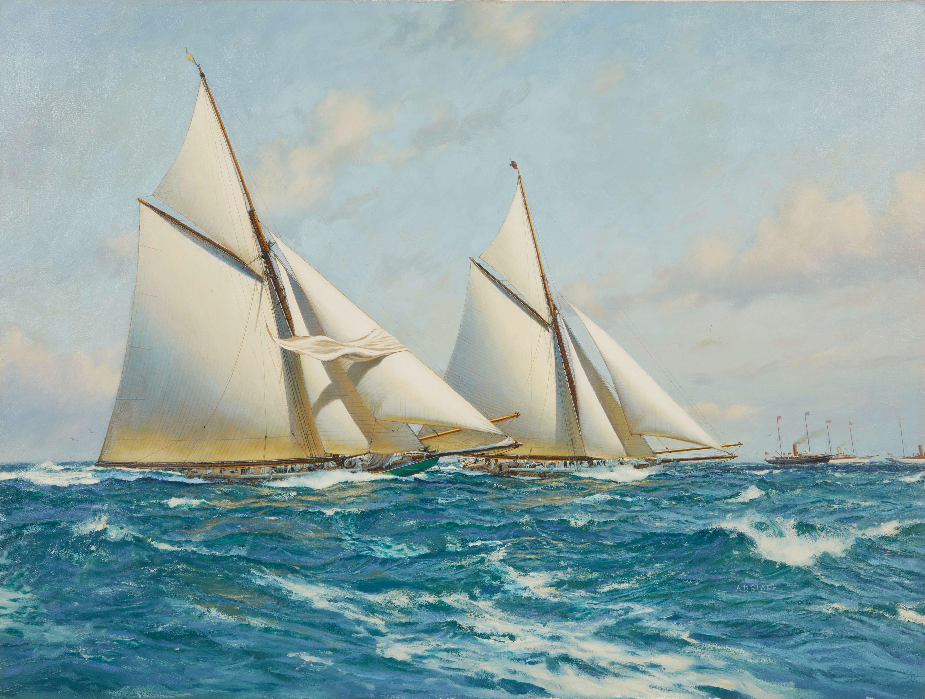 Anthony D. Blake - America\'s Cup 1899, Columbia vs. Shamrock