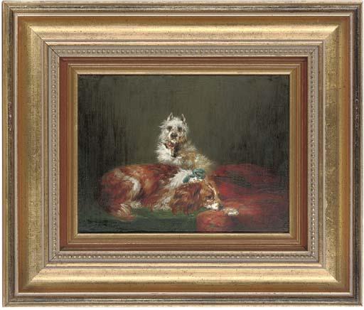 Anthony de Bree - A spaniel and a terrier; and Best of friends