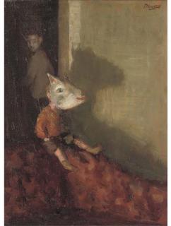 Anthony Devas, A.R.A. - Esmond In Mask