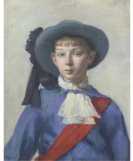 Anthony Devas, A.R.A. - Estland Devas In Fancy Dress