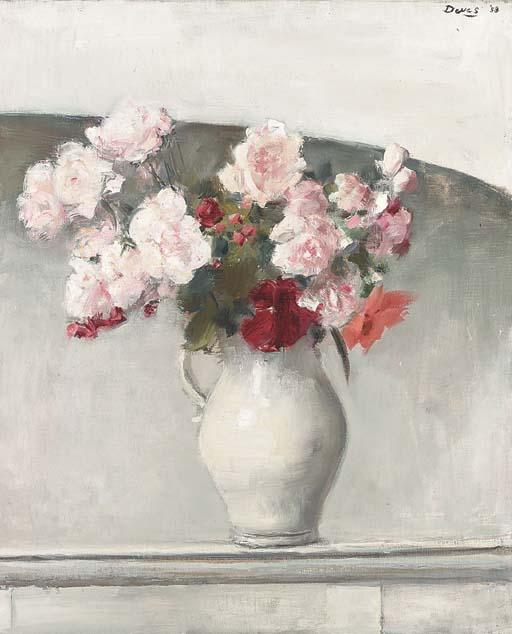 Anthony Devas, A.R.A. - Flowers in a white jug