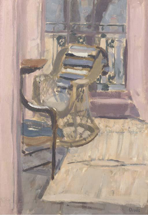 Anthony Devas, A.R.A. - Interior with chairs