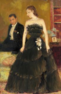 Anthony Devas, A.R.A. - Portrait of Christopher and Camilla Sykes