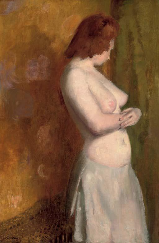 Anthony Devas, A.R.A. - Standing female nude
