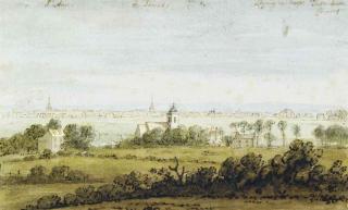 Anthony Devis - An extensive view of London (illustrated); and View at Devil\'s Glen, Co. Wicklow
