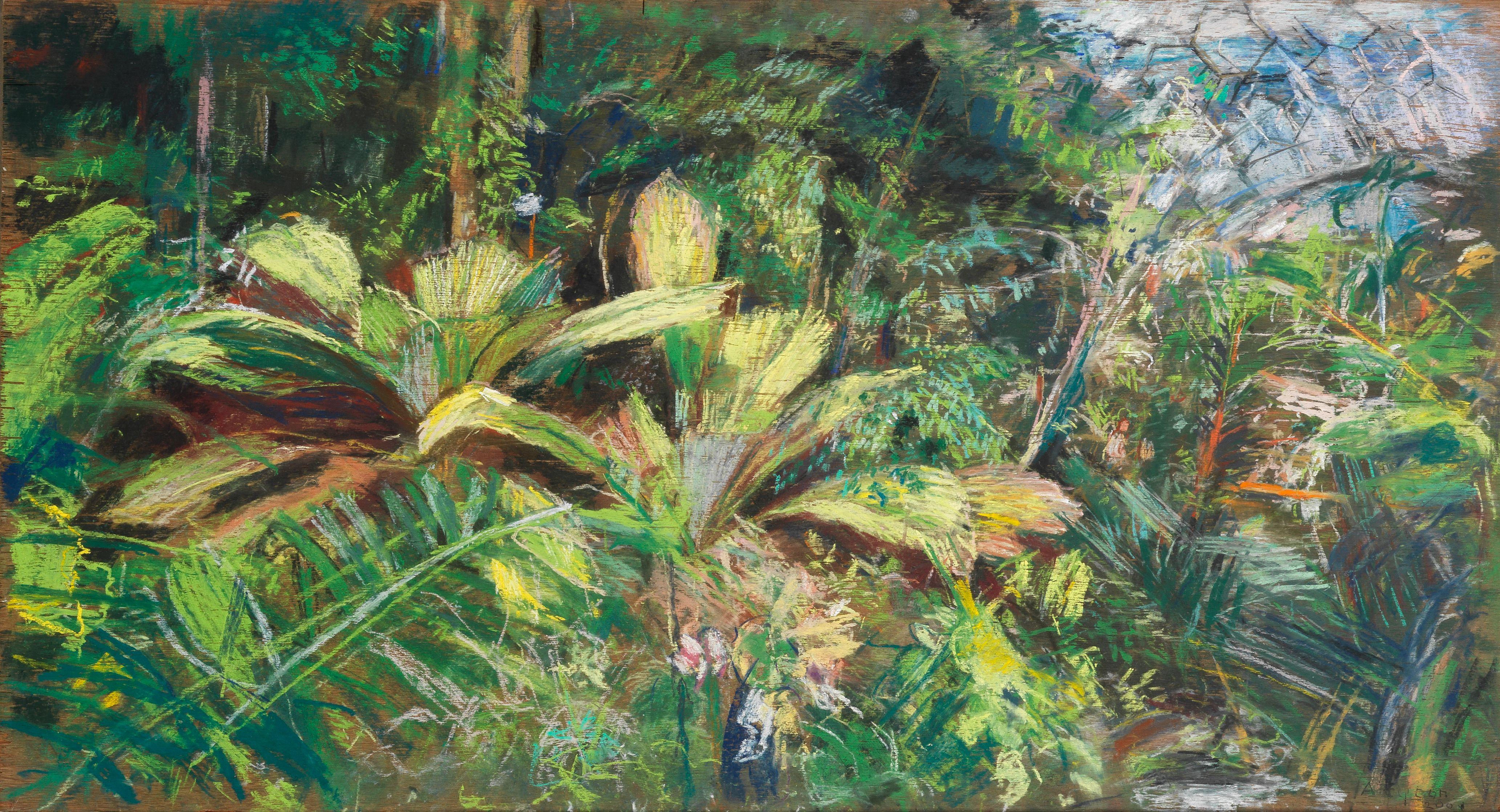 Anthony Eyton R.A., R.W.A., R.W.S. - Malaysian Plants, Eden Project