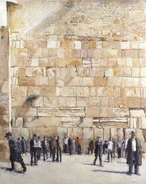 Anthony Eyton, R.A. - The Wailing Wall